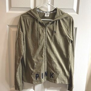 BOGO free or 3/$13 VS Pink zip up hoodie w/ pockets
